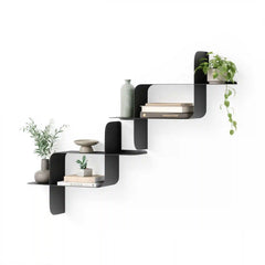 Montage Metal Wall Shelves, Set of 2