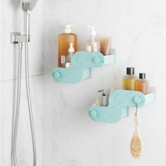 Nami Adhesive Shower Bins Ocean Materials Set of 2