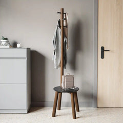 Pillar Stool and Coat Rack