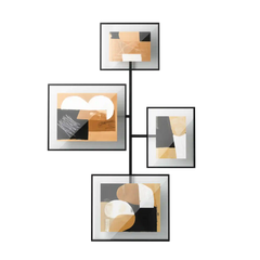 Flute Wall Picture Frames, Set of 4