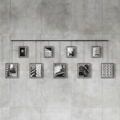 Exhibit Wall Picture Frames, Set of 9