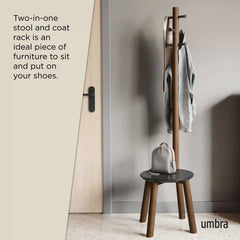 Pillar Stool and Coat Rack