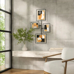 Flute Wall Picture Frames, Set of 4