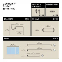 Zen Curtain Rod