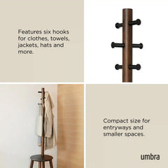 Pillar Stool and Coat Rack